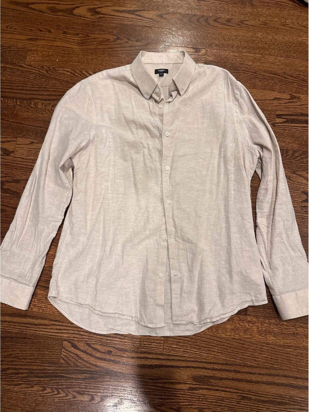 Express Cotton/Linen Button Down